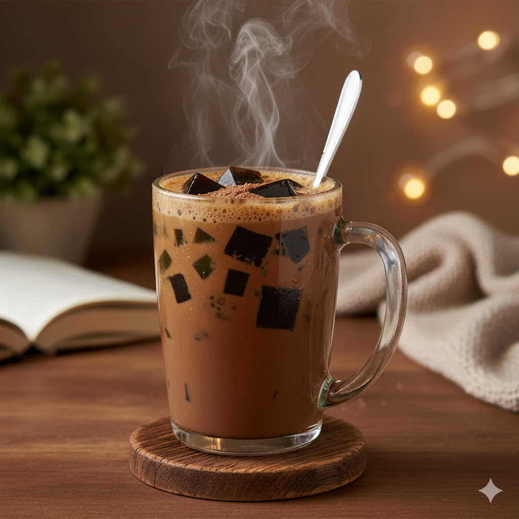 Micin (milo cincau) panas